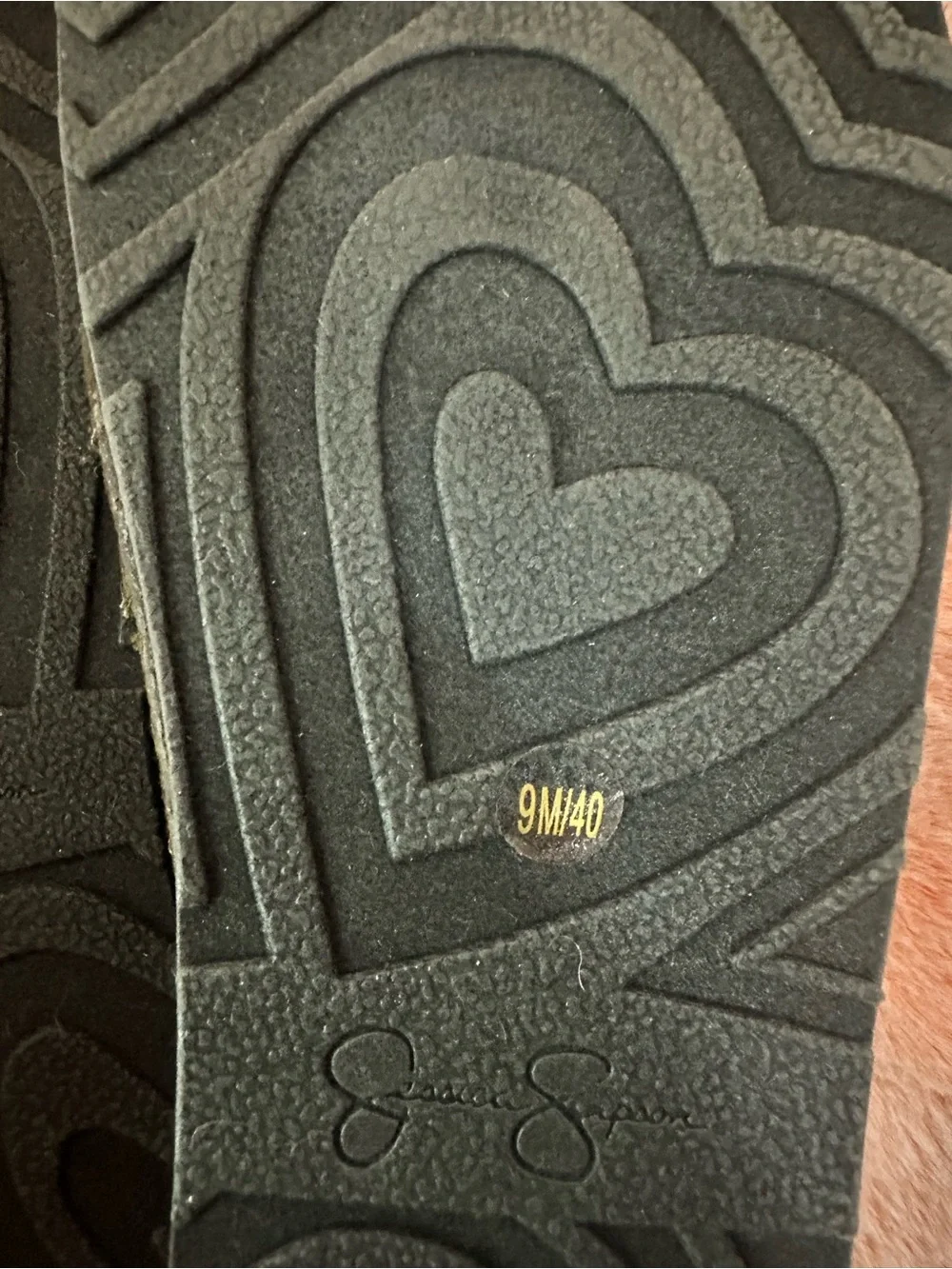 NWOB Jessica Simpson Quilted Camo Platform Slide- Black/Green Camo $65 MSRP